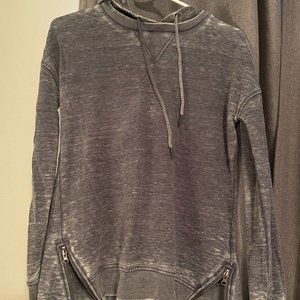 Full Tilt Blue Acid Wash Hoodie